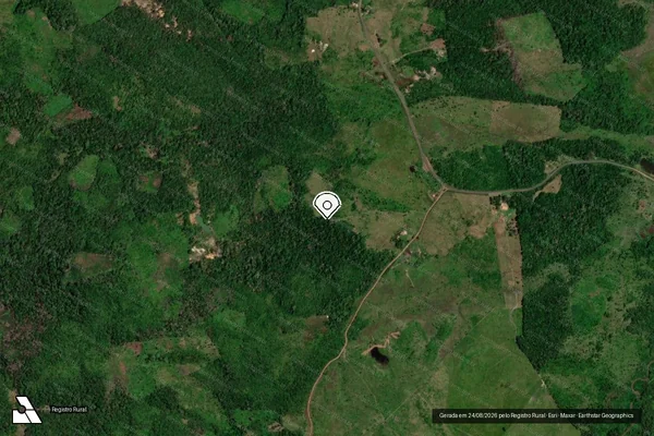 Imagem de satélite — Embargo IBAMA — Infração Ambiental — Luís Domingues/MA