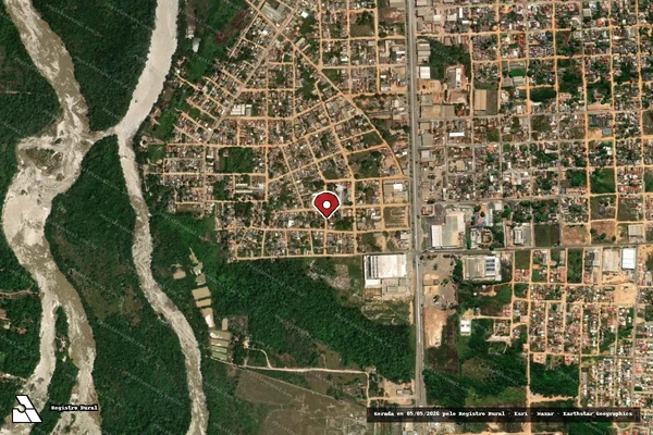Imagem de satélite — Embargo IBAMA — Infração Ambiental - Ji-Paraná/RO