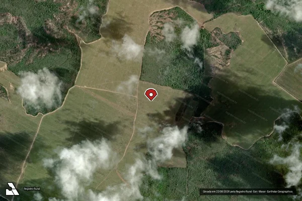 Imagem de satélite — Embargo IBAMA — Infração da Flora — Itapicuru/BA