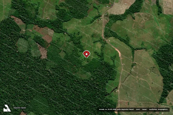 Imagem de satélite — Embargo Ambiental - Guajará/AM