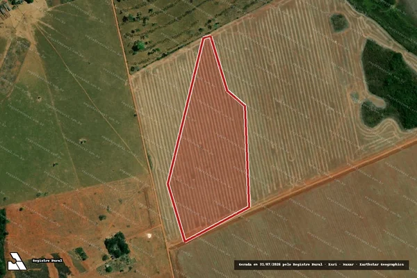 Imagem de satélite de Infração da Flora em São José do Xingu - MT