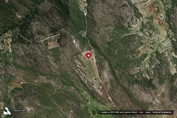 Imagem de satélite — Embargo IBAMA — Infração de Licenciamento(Não Classificada-Móvel) - Rio de Contas/BA