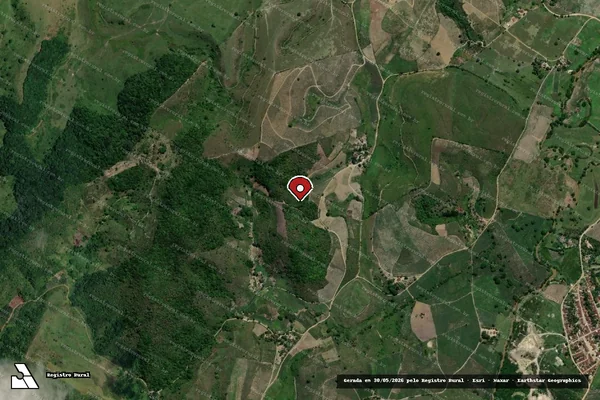 Imagem de satélite — Embargo IBAMA — Infração da Flora — Amaraji/PE