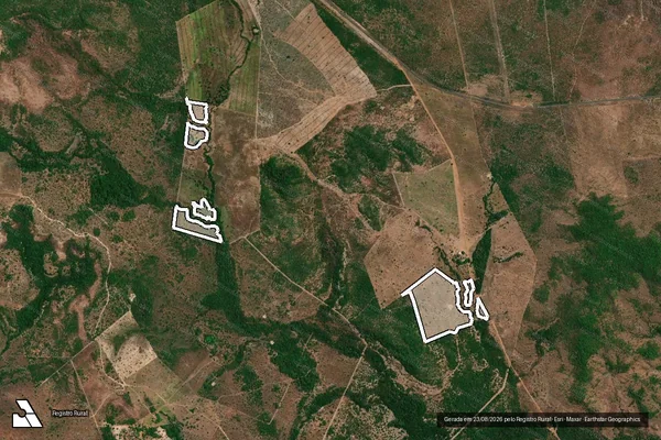 Imagem de satélite de Infração da Flora em Filadélfia - TO