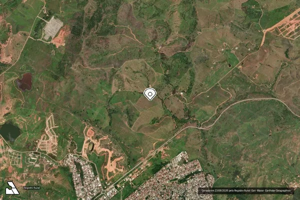 Imagem de satélite de Infração da Fauna em Governador Valadares - MG (marcador da localização)