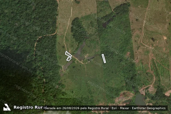 Imagem de satélite de Infração Ambiental em Juruena - MT