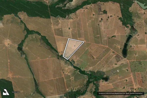 Imagem de satélite de Infração Ambiental em Araguapaz - GO