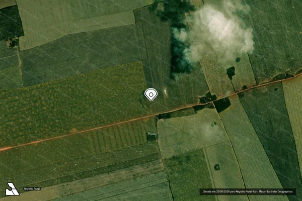 Imagem de satélite — Embargo IBAMA — Infração Ambiental — Santa Luzia/MA