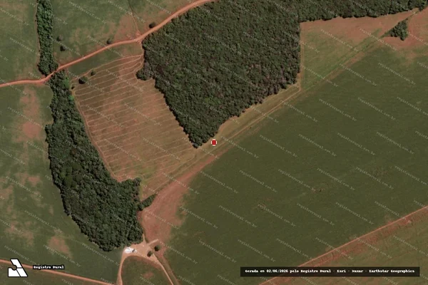 Imagem de satélite de Desmatamento em Montividiu - GO
