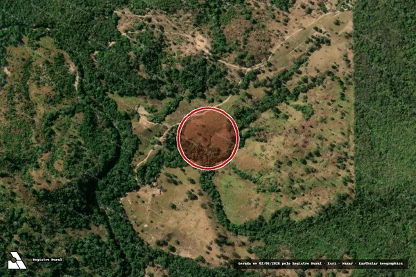 Imagem de satélite de Desmatamento em Itapaci - GO