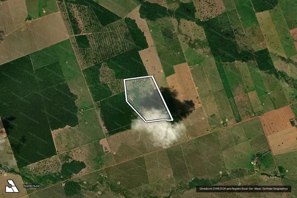 Imagem de satélite de Desmatamento em Vila Bela da Santíssima Trindade - MT