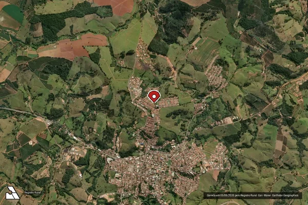 Imagem de satélite — Embargo IBAMA — Infração de Administração Ambiental(Não Classificada-Móvel) - Ribeirão Preto/SP