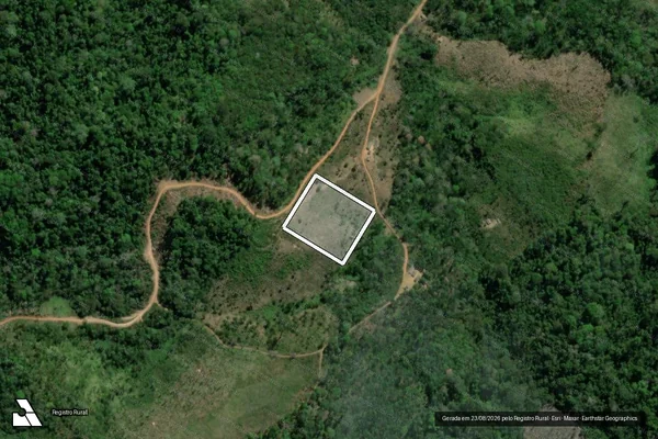 Imagem de satélite de Desmatamento em Pacajá - PA