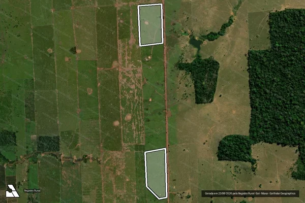 Imagem de satélite de Infração Ambiental em Alto Paraíso - RO