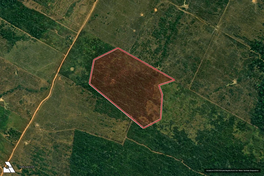 Imagem aérea do item A