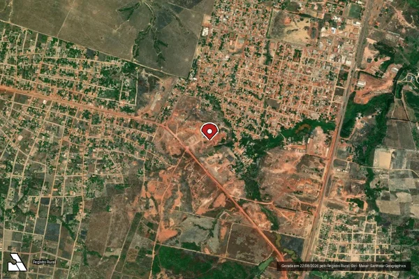 Imagem de satélite — Embargo IBAMA — Infração de Administração Ambiental(Não Classificada-Móvel) - Belém/PA