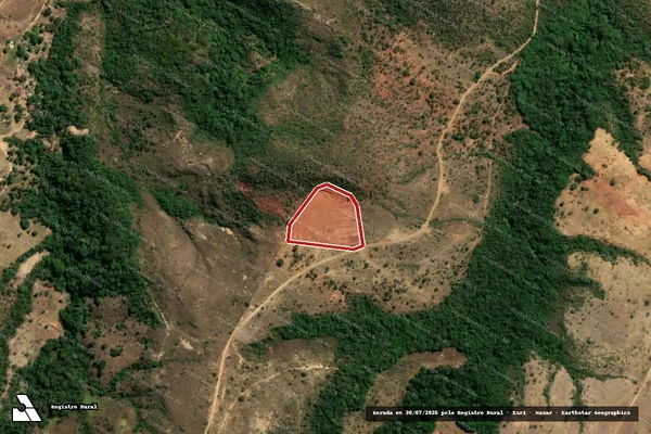 Imagem de satélite — Embargo Ambiental - Águas Lindas De Goiás/GO