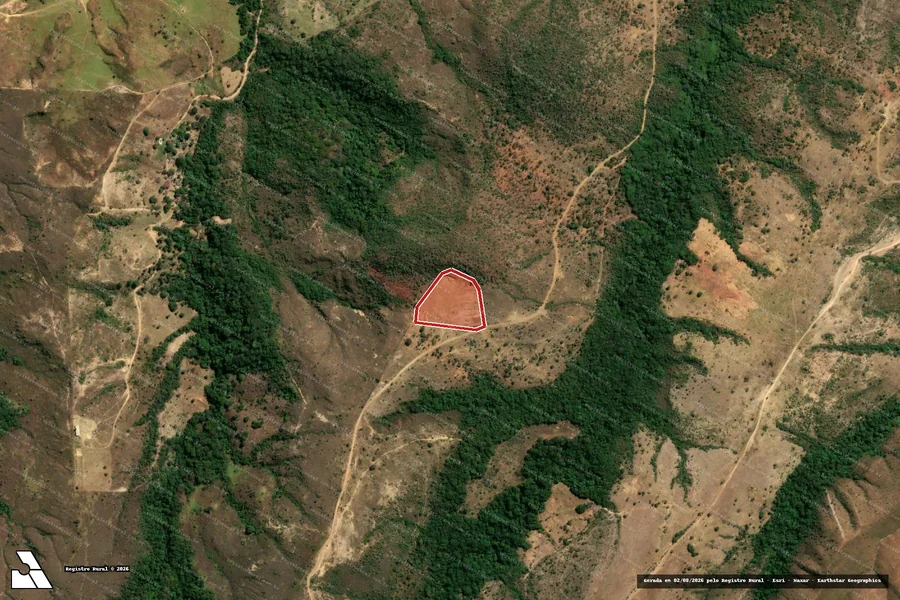 Imagem aérea do item A