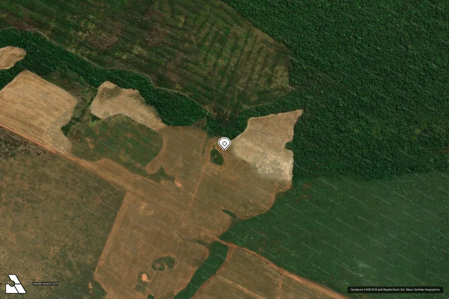 Imagem aérea do item A
