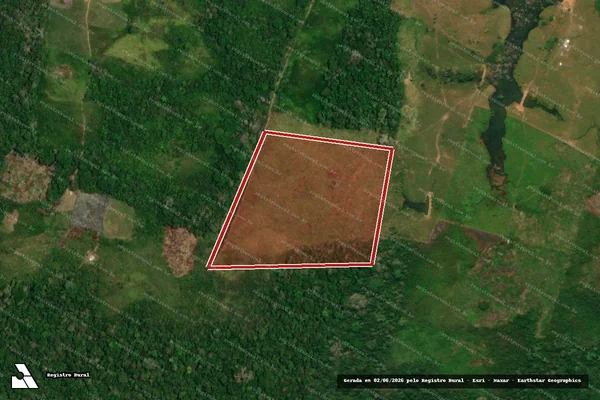 Imagem de satélite de Infração da Flora em Tarauacá - AC