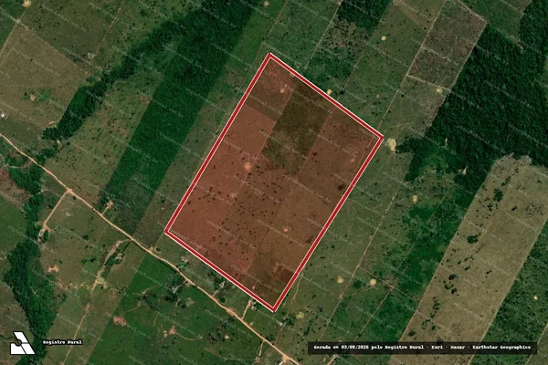 Imagem de satélite de Infração Ambiental em Porto Velho - RO
