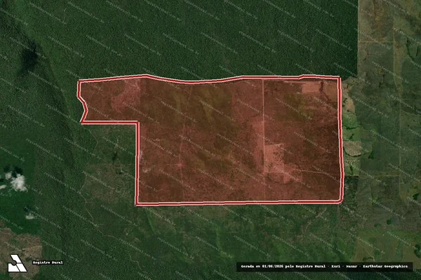 Imagem de satélite de Infração Ambiental em Altamira - PA