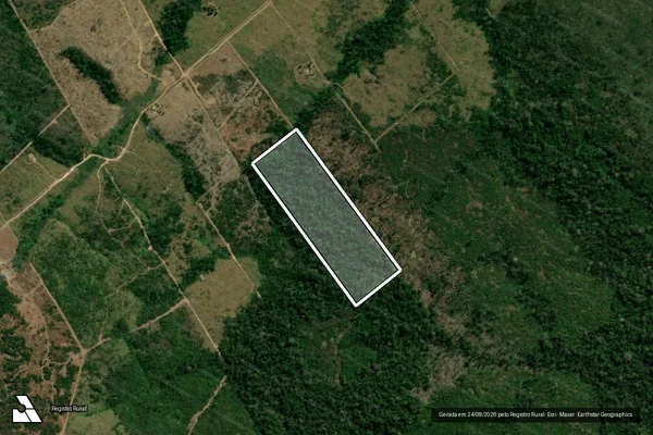 Imagem de satélite de Infração da Flora em Aripuanã - MT