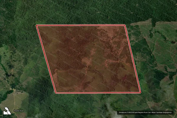 Imagem de satélite de Infração da Flora em Itaituba - PA