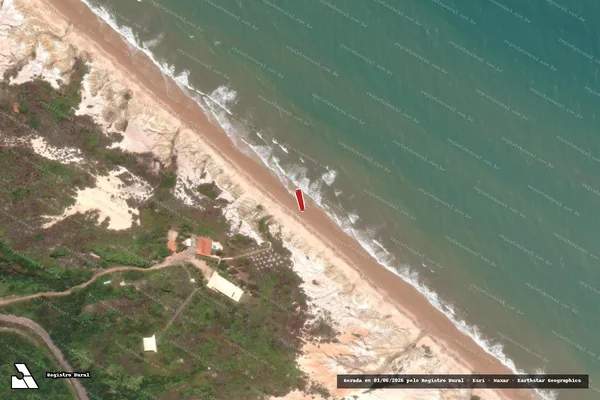 Imagem de satélite de Infração Ambiental em Aracati - CE
