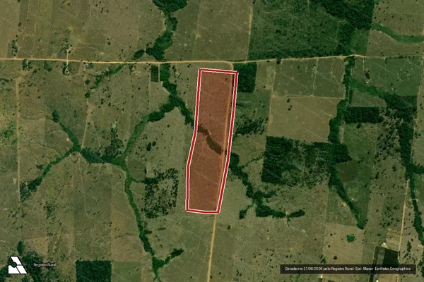Imagem de satélite de Infração Ambiental em Campo Novo de Rondônia - RO