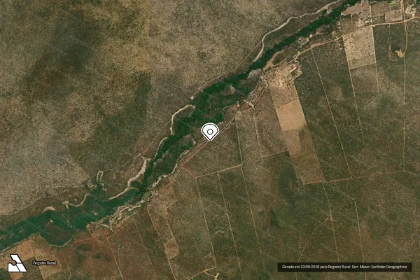 Imagem de satélite — Embargo Ambiental - Mambaí/GO