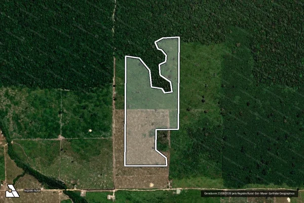 Imagem de satélite de Infração da Flora em Porto Velho - RO