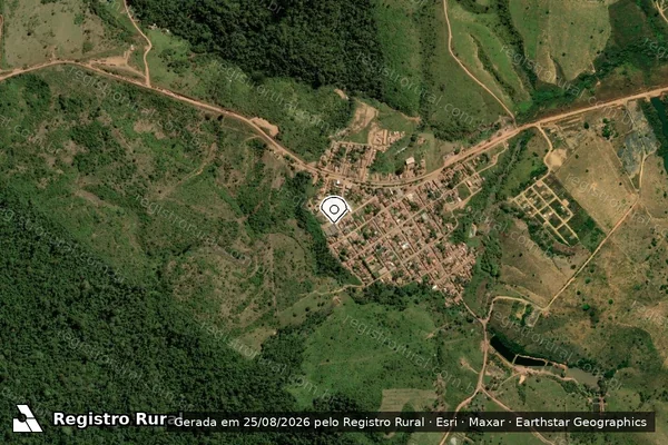 Imagem de satélite — Embargo IBAMA — Comércio Ilegal de Madeira - Marabá/PA