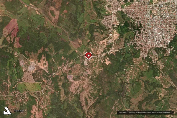 Imagem de satélite — Embargo Ambiental - Goiânia/GO