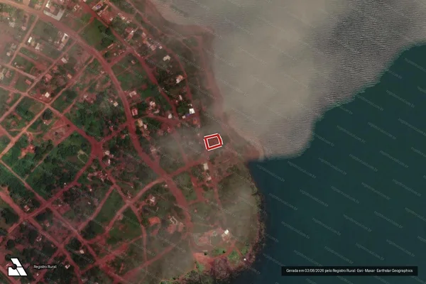 Imagem de satélite de Infração da Flora em São Simão - GO