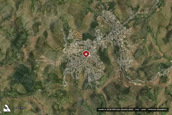 Imagem de satélite — Embargo IBAMA — Infração Ambiental — Bicas/MG