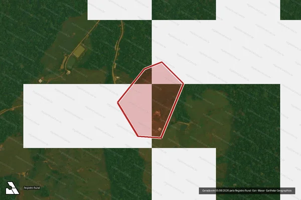 Imagem de satélite de Desmatamento em Mâncio Lima - AC