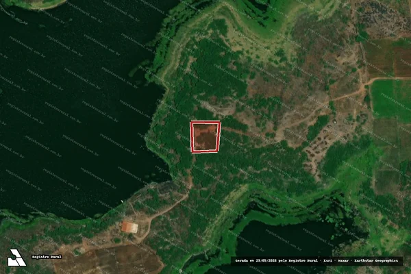 Imagem de satélite — Embargo IBAMA — Infração Ambiental - Boqueirão/PB