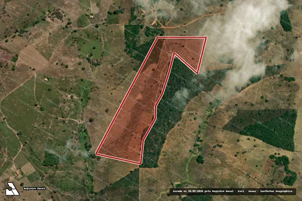 Imagem de satélite — Embargo IBAMA — Infração Ambiental — Capela/SE
