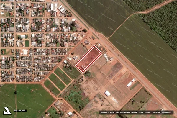 Imagem de satélite de Infração Ambiental em Porto dos Gaúchos - MT
