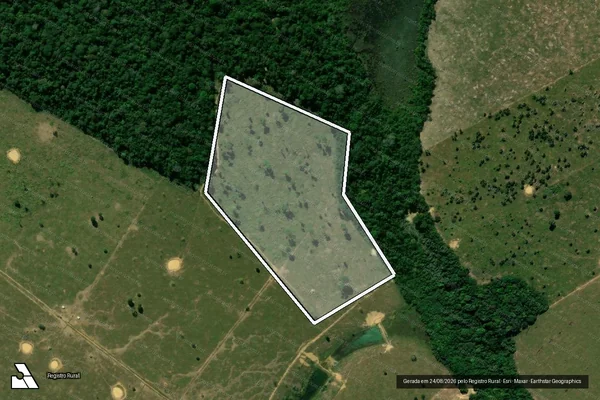 Imagem de satélite de Infração da Flora em Machadinho D'Oeste - RO