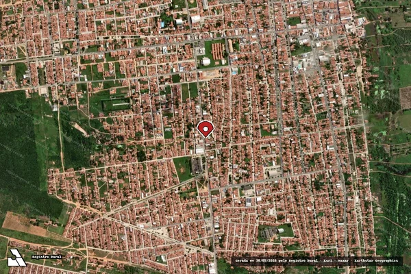 Imagem de satélite — Embargo IBAMA — Infração Ambiental — Açu/RN
