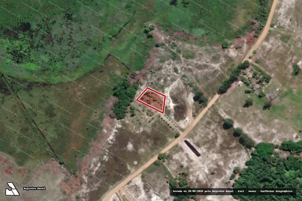 Imagem de satélite — Embargo IBAMA — Infração Ambiental - Aracruz/ES
