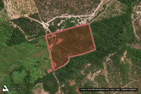 Imagem de satélite — Embargo IBAMA — Infração da Flora — Formosa da Serra Negra/MA