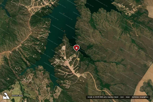 Imagem de satélite de Infração da Flora em Luziânia - GO