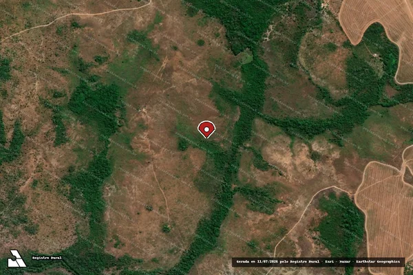 Imagem de satélite — Embargo IBAMA — Infração da Flora — Barra do Ouro/TO
