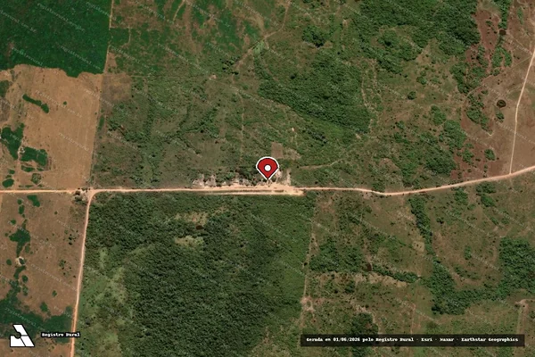 Imagem de satélite — Embargo IBAMA — Infração referente a Qualidade Ambiental — Cumaru do Norte/PA