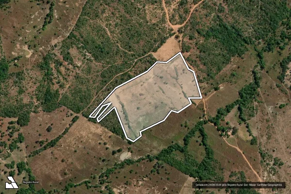 Imagem de satélite de Infração da Flora em Mutunópolis - GO