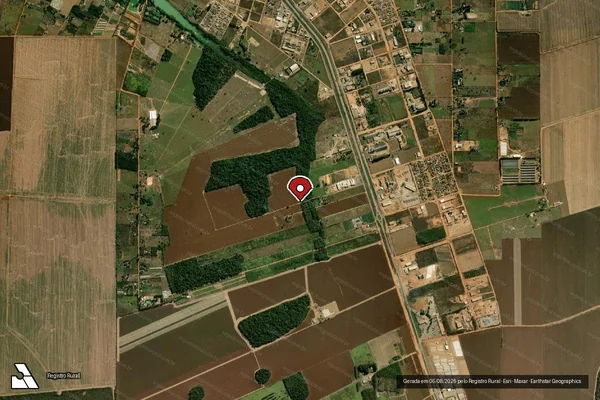 Imagem de satélite — Embargo IBAMA — Desmatamento - Vilhena/RO