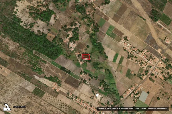 Imagem de satélite — Embargo Ambiental — Guaraciaba do Norte/CE
